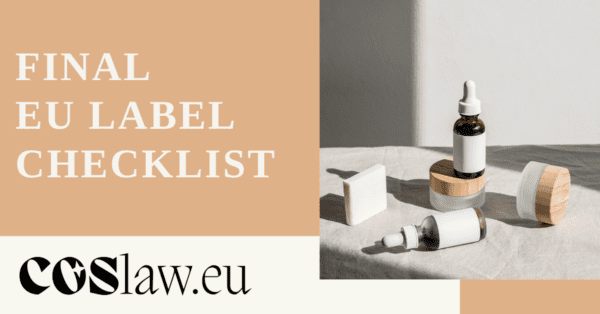 EU Label Checklist