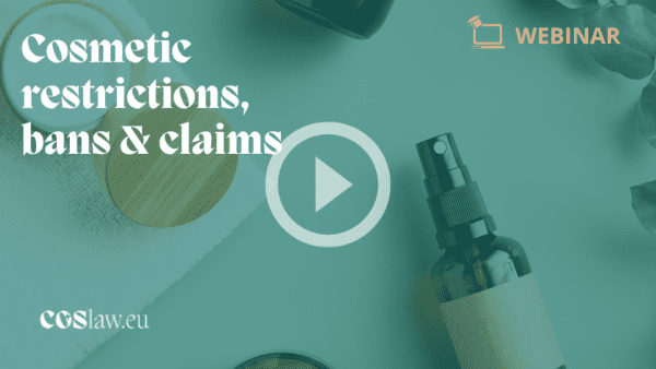 Cosmetic restrictions, bans & claims