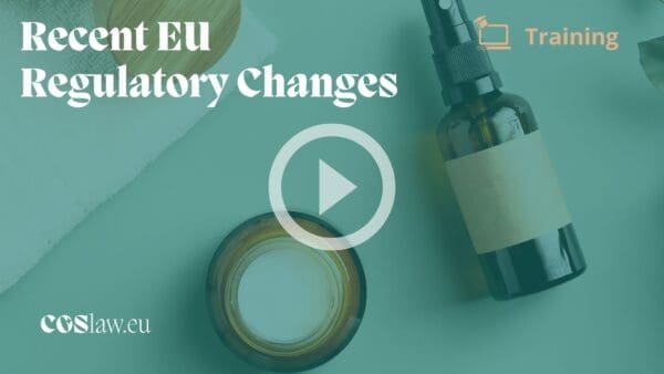 Recent EU Regulatory Changes