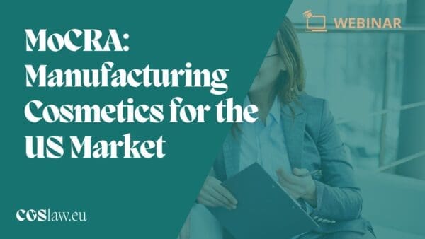 Manufacturing Products for the US Cosmetics Market