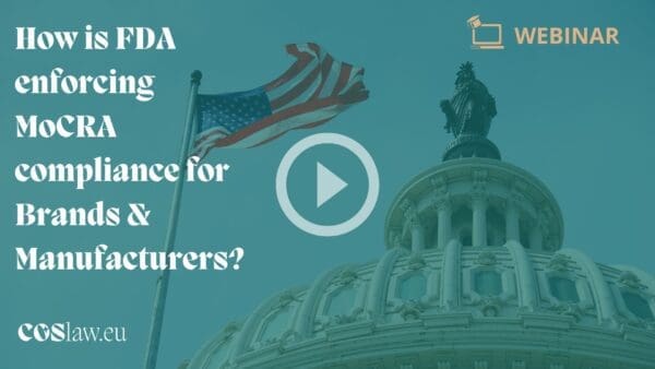 How is FDA enforcing MoCRA compliance for Brands & Manufacturers?